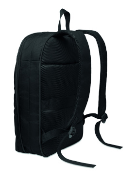 Logo trade promotional giveaway photo of: Expandable 600D RPET backpack