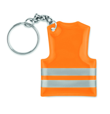 Logotrade promotional merchandise photo of: Key ring with reflecting vest Jekabpils