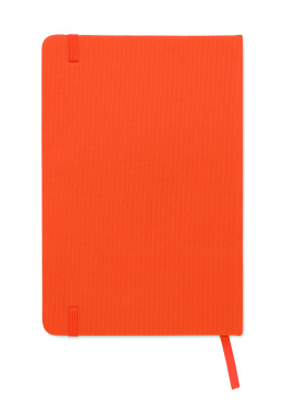 Logo trade promotional products image of: A5 RPET notebook 80 lined