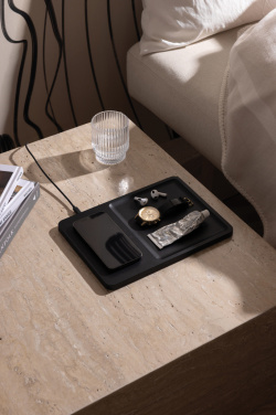 Logo trade promotional merchandise photo of: VINGA Timo RCS desk charger and accessory tray