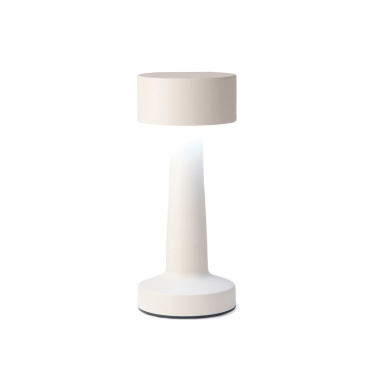 Logo trade promotional merchandise photo of: VINGA Maris RCS recycled ABS table lamp