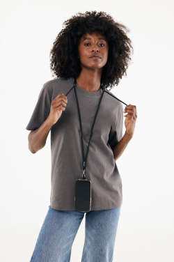 Logo trade promotional product photo of: CarryLoop RCS recycled PET adjustable phone holder lanyard