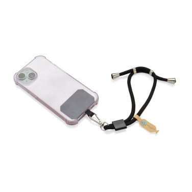 Logotrade promotional item picture of: CarryLoop RCS recycled PET adjustable phone holder wristlet