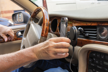 Logo trade business gift photo of: PowerCruze RCS rplastic 15W magnetic charging car holder