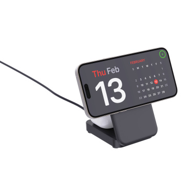 Logotrade business gift image of: Urban Vitamin Arcadia RCS rplastic 15W 3in1 magnetic charger