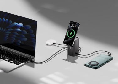 Logotrade promotional giveaways photo of: Urban Vitamin Sunnyvale 100W 15.000mAh magnetic powerbank