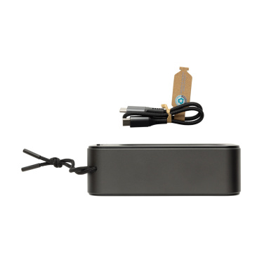 Logotrade promotional merchandise picture of: Swiss Peak RCS recycled aluminium 10W bass speaker