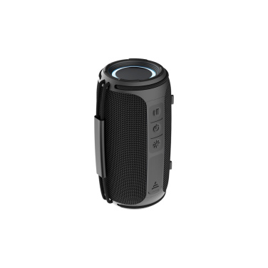 Logo trade promotional product photo of: Prisma RCS recycled plastic IPX 4 waterpoof 16W speaker