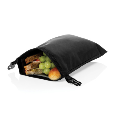 Logo trade advertising products image of: Snackstrap AWARE™ RPET foldable lunchbag 30x20CM