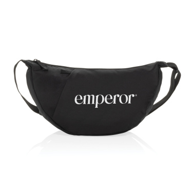 Logo trade promotional items image of: Crescent XL AWARE™ RPET half moon sling bag
