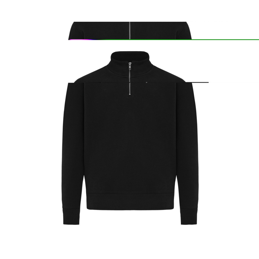 Logo trade corporate gifts picture of: IQONIQ Elgon recycled cotton quarter zip sweater