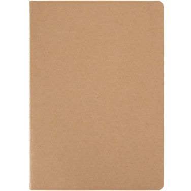 Logotrade promotional gift picture of: Slyk A5 kraft cahier notebook with ruled pages