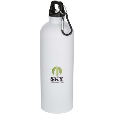 Logotrade promotional items photo of: Oregon 750 ml matte RCS recycled single wall stainless steel water bottle with carabiner