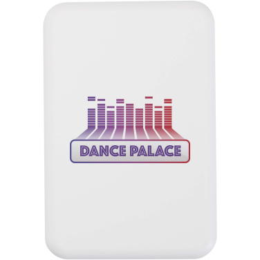 Logotrade promotional gift picture of: Acrab 5000 mAh 15W magnetic wireless power bank with 20W PD - made from recycled plastic