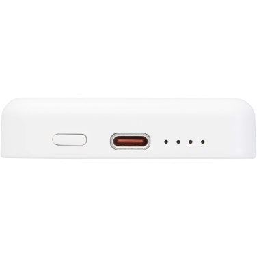 Logotrade promotional item image of: Acrab 5000 mAh 15W magnetic wireless power bank with 20W PD