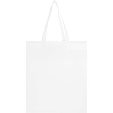Logo trade business gifts image of: EcoSeal GRS recycled nonwoven gusset tote bag 12L