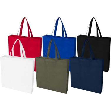 Logotrade promotional merchandise photo of: EcoSeal GRS recycled nonwoven gusset tote bag 12L