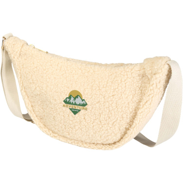 Logo trade promotional gift photo of: Bear GRS recycled sherpa crossbody bag 3L