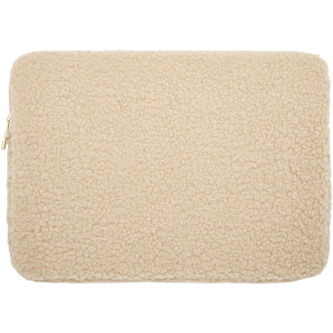 Logotrade promotional product image of: Bear 13" GRS recycled sherpa laptop sleeve 2L