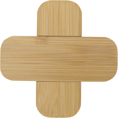 Logotrade business gifts photo of: Croc bamboo trivet - small