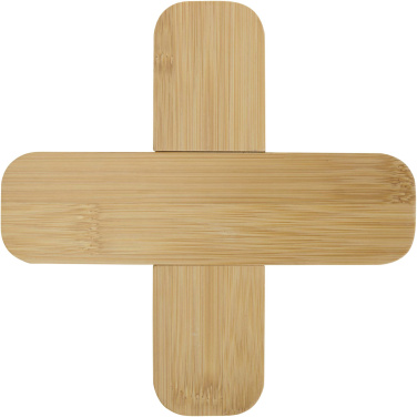 Logotrade business gifts photo of: Croc bamboo trivet - large