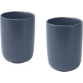 Male 350 ml ceramic cups - set of 2, Hale Blue