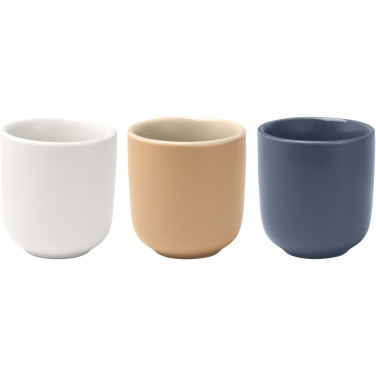 Logo trade advertising products picture of: Male 90 ml ceramic espresso cups - set of 2