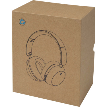 Logo trade corporate gift photo of: Hoggar recycled plastic over-ear foldeable ANC and ENC headphones