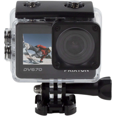 Logo trade promotional items picture of: Prixton DV670 4K dual screen action camera