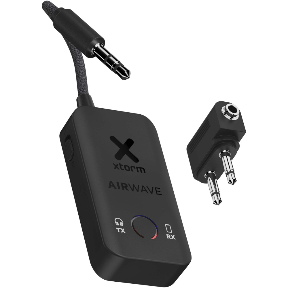 Logo trade corporate gifts image of: Xtorm XAWBT01 AirWave wireless audio adapter