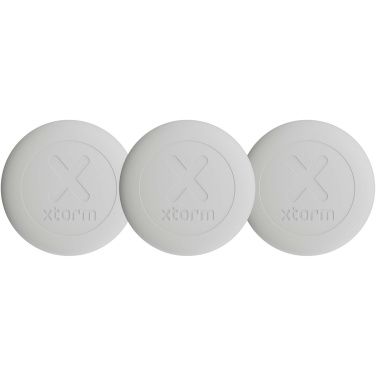 Logo trade business gifts image of: Xtorm XTAG2A 3-pack water resistant travel tag