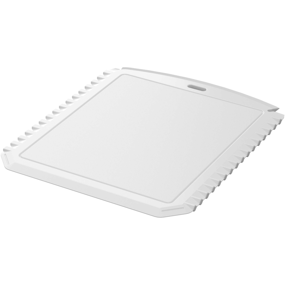 Logo trade promotional merchandise picture of: Thrym rectangular recycled plastic ice scraper