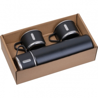 Logo trade promotional products image of: Insulated bottle set ICELAND