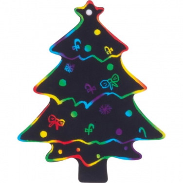 Logo trade promotional products image of: Scratch-off Christmas ornaments SOUTH POLE