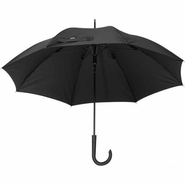Logo trade promotional giveaways image of: Automatic storm umbrella RPET ATHENS