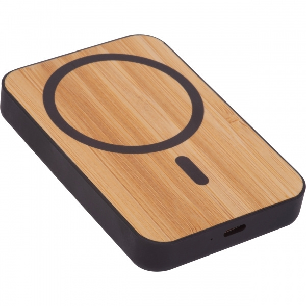 Logotrade promotional giveaway image of: Wireless power bank 5 000 mAh CAIRO