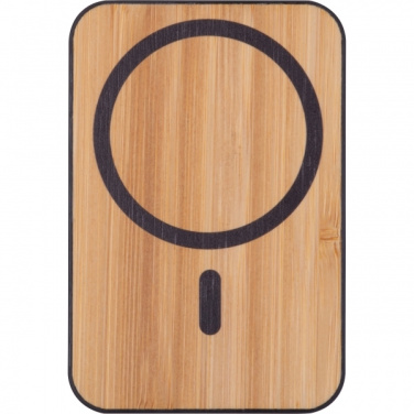 Logo trade advertising products image of: Wireless power bank 5 000 mAh CAIRO