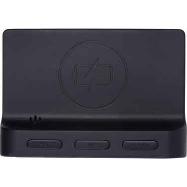 Logo trade promotional items image of: Alarm Clock and Wireless Charger ADELAIDE