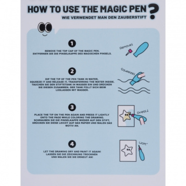 Logotrade promotional giveaways photo of: Watercoloring Book ANGERS