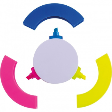 Logo trade promotional gifts picture of: 3-in-1 Highlighter ANDORRA