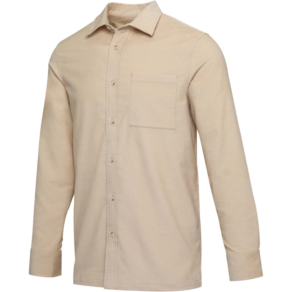 Logo trade promotional giveaway photo of: Alum corduroy unisex shirt
