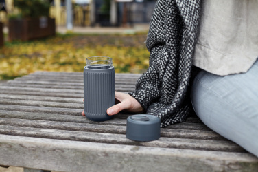 Logo trade corporate gift photo of: Black+Blum Glass Travel Cup 340ML