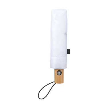 Logo trade promotional merchandise picture of: Michigan foldable RCS RPET umbrella 21 inch