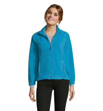 Logotrade promotional giveaway image of: NORTH WOMEN ZIPPED FLEECE
