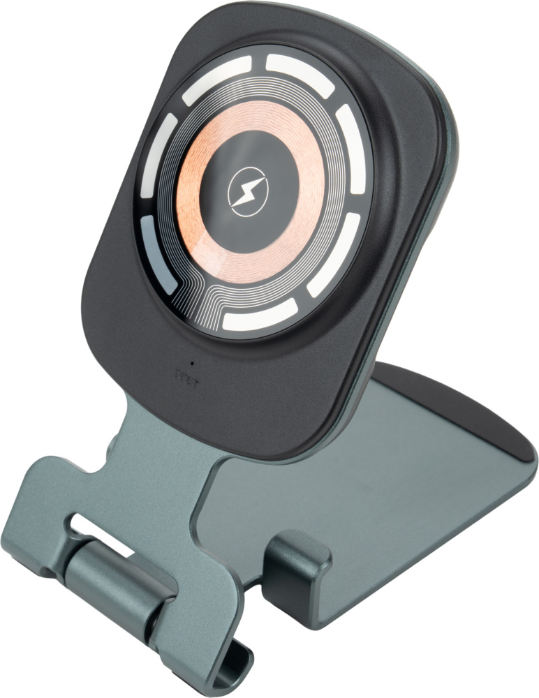 Logotrade business gifts photo of: Phone holder with wireless charger