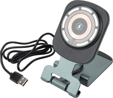 Logo trade promotional giveaway photo of: Phone holder with wireless charger