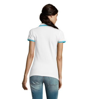 Logo trade promotional gifts picture of: PASADENA women polo 200g