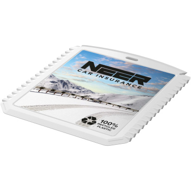 Logotrade promotional merchandise picture of: Thrym rectangular recycled plastic ice scraper