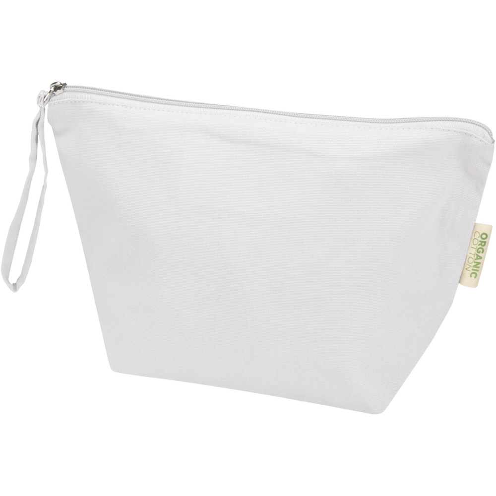 Logo trade promotional product photo of: Odisha 180 g/m² OCS organic large accessory pouch 3L