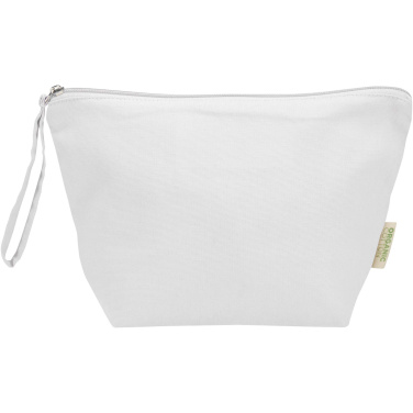 Logotrade promotional gift picture of: Odisha 180 g/m² OCS organic large accessory pouch 3L